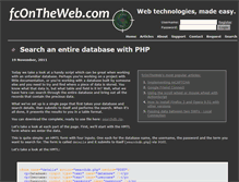 Tablet Screenshot of fcontheweb.com